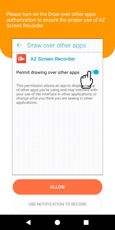 Open AZ Screen Recorder