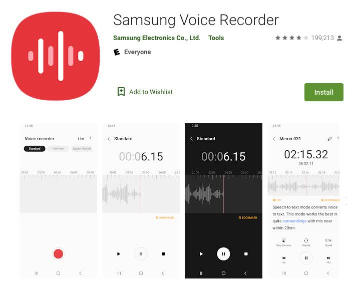 Samsung Voice Recorder