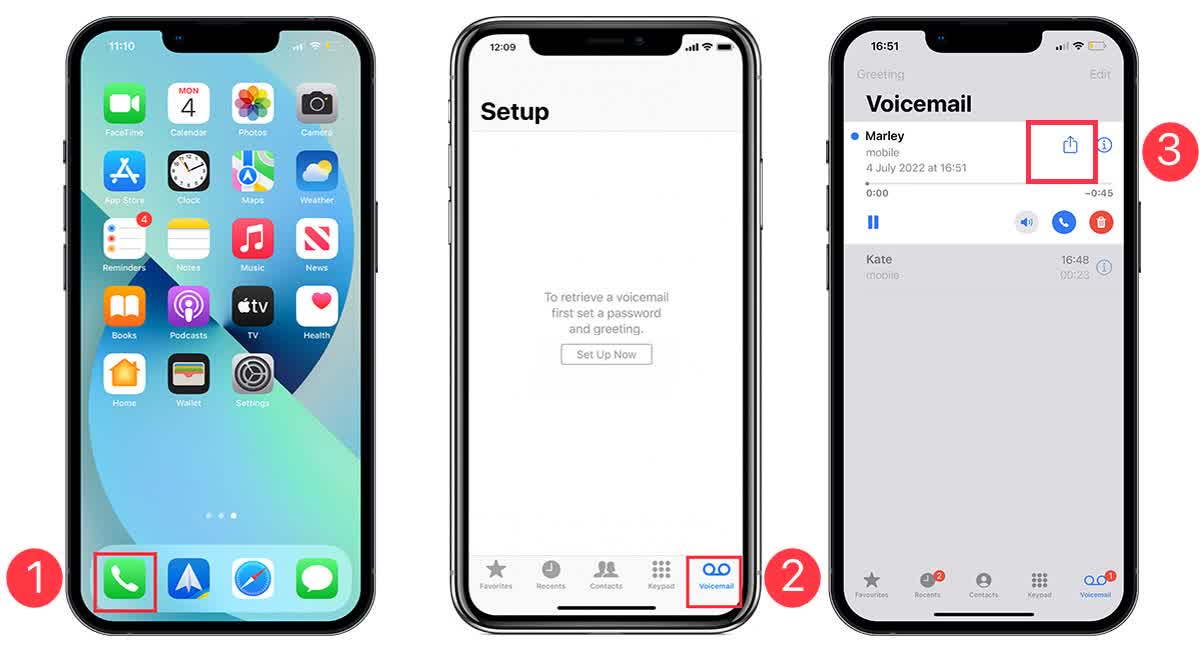 How to save/share your voicemail messages on iPhone