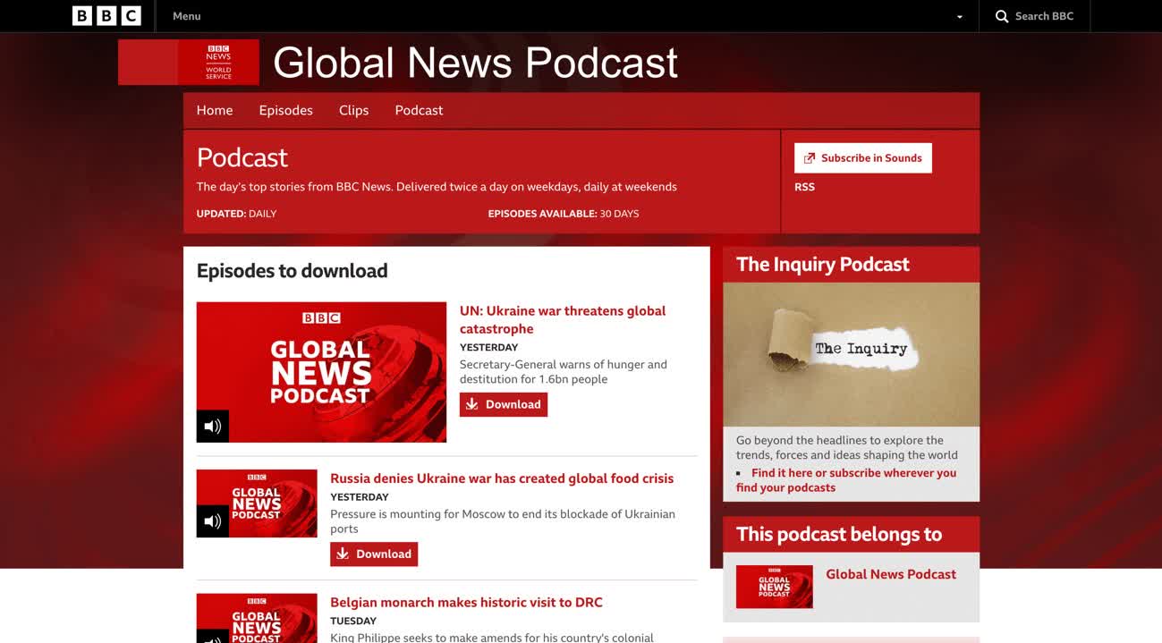 Global News Podcast (BBC)