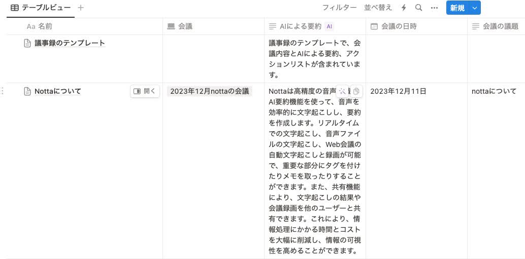 「AIによる要約」の項目が表示