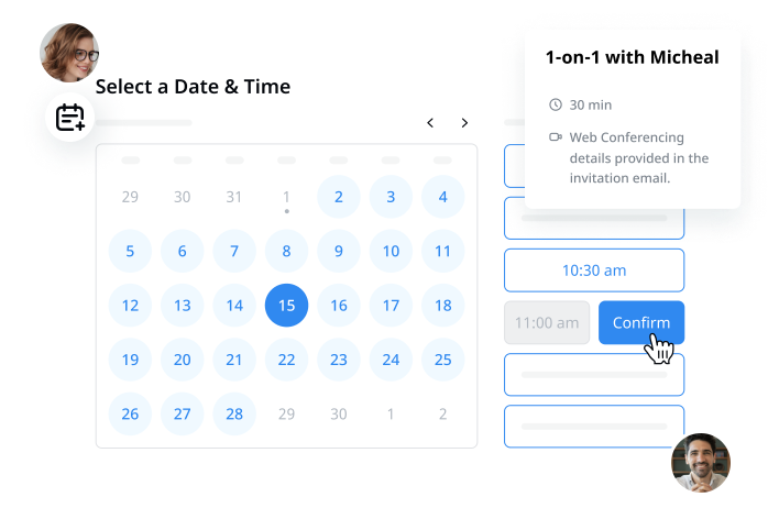 Notta appointment scheduler