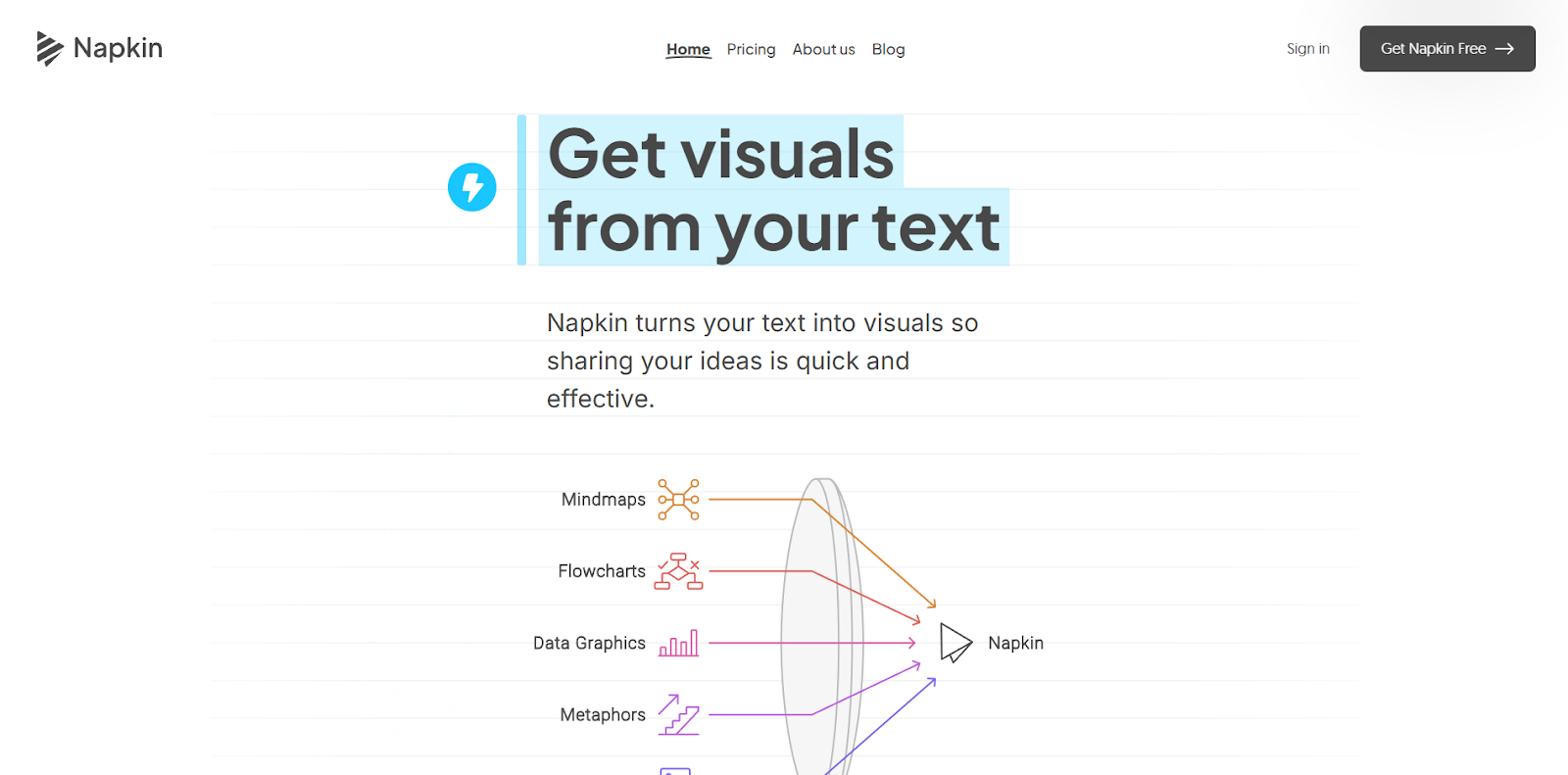 Napkin公式ホームページ