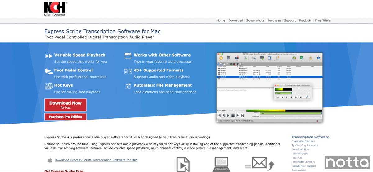 express-scribe-best-transcription software with foot control pedal services