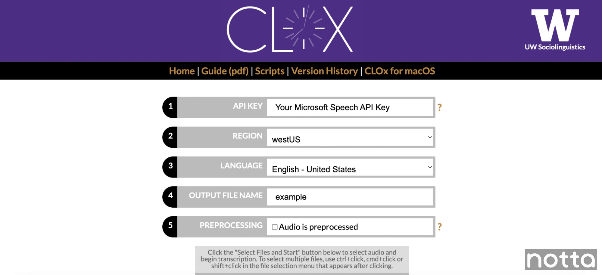 CLOX best free mac transcription software for sociolinguistic interviews