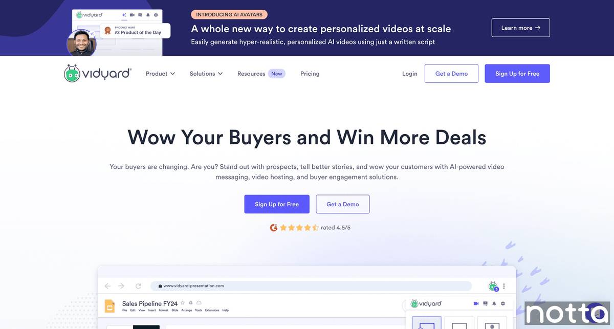Record personalized video messages with Vidyard