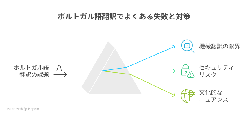 ポルトガル語翻訳でよくある失敗と対策