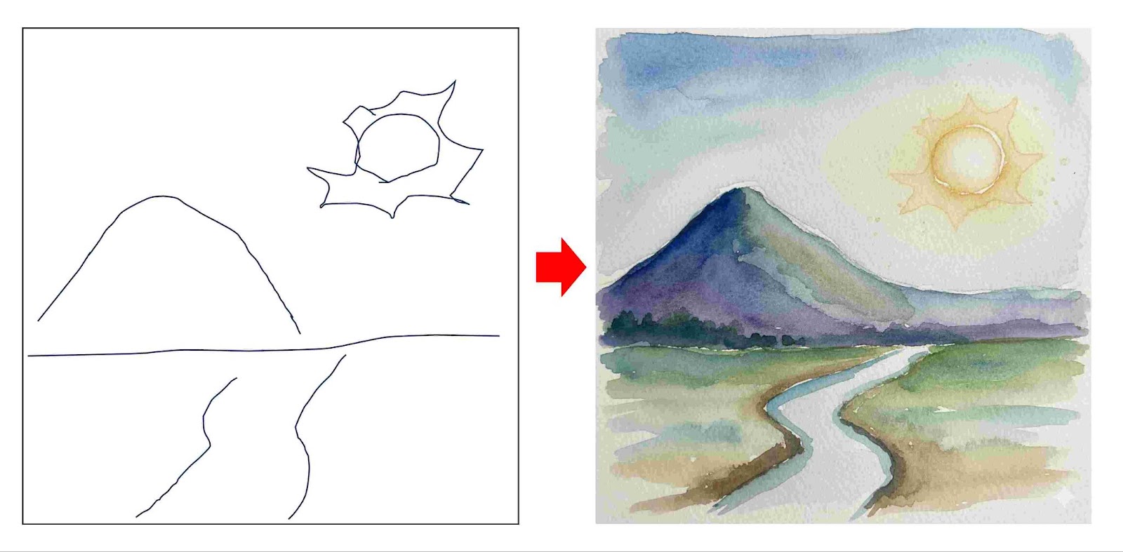 手書きラフからイラスト作成