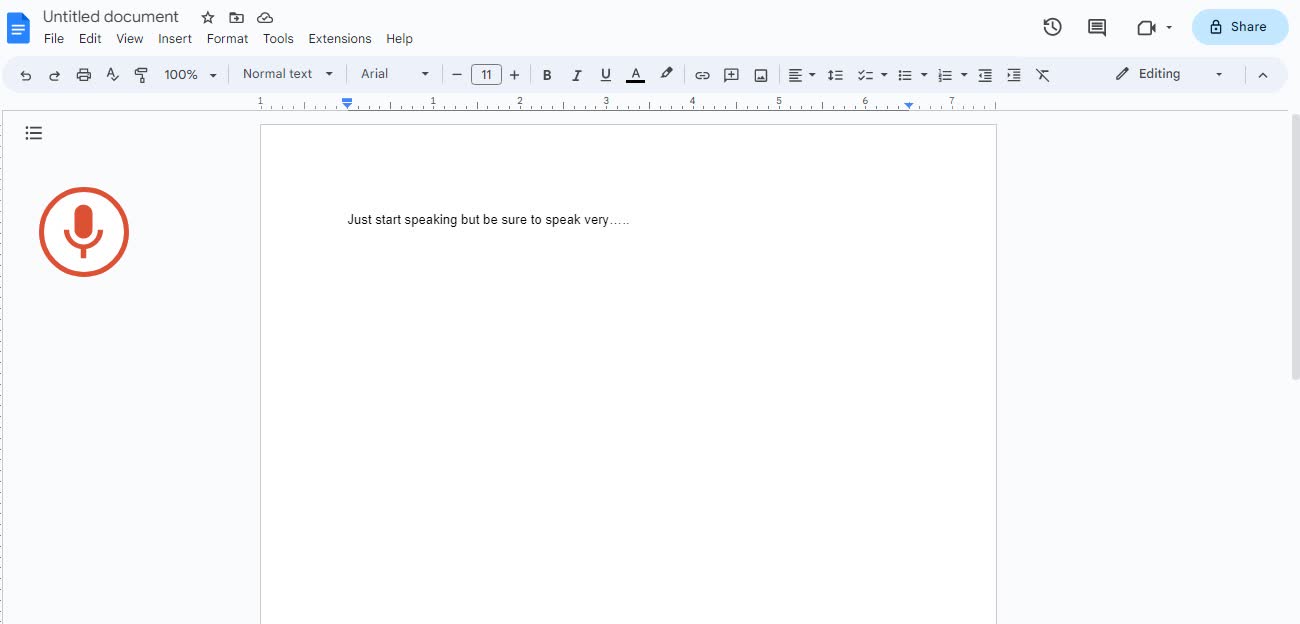 Start TranscribingÂ 