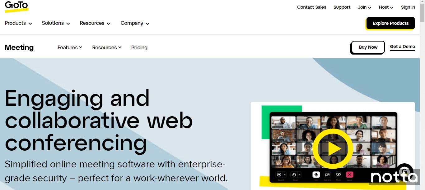 Collaborative video conferencing with GoTo Meeting