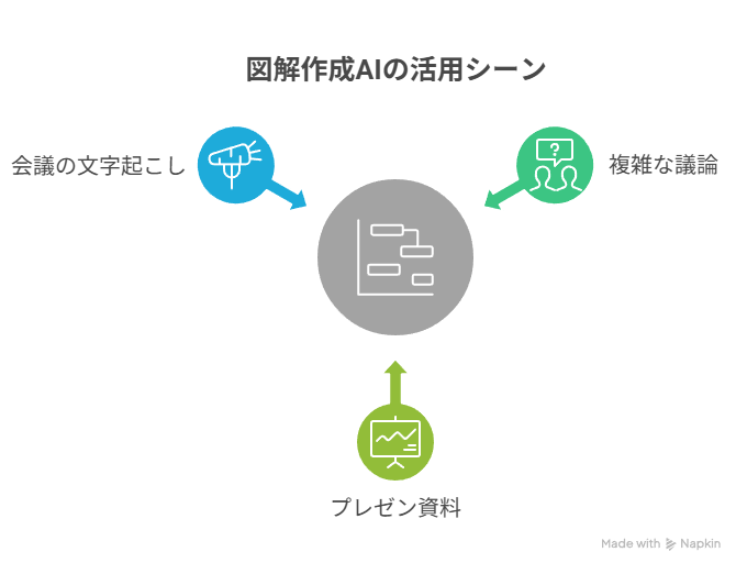 図解作成AIの活用シーン