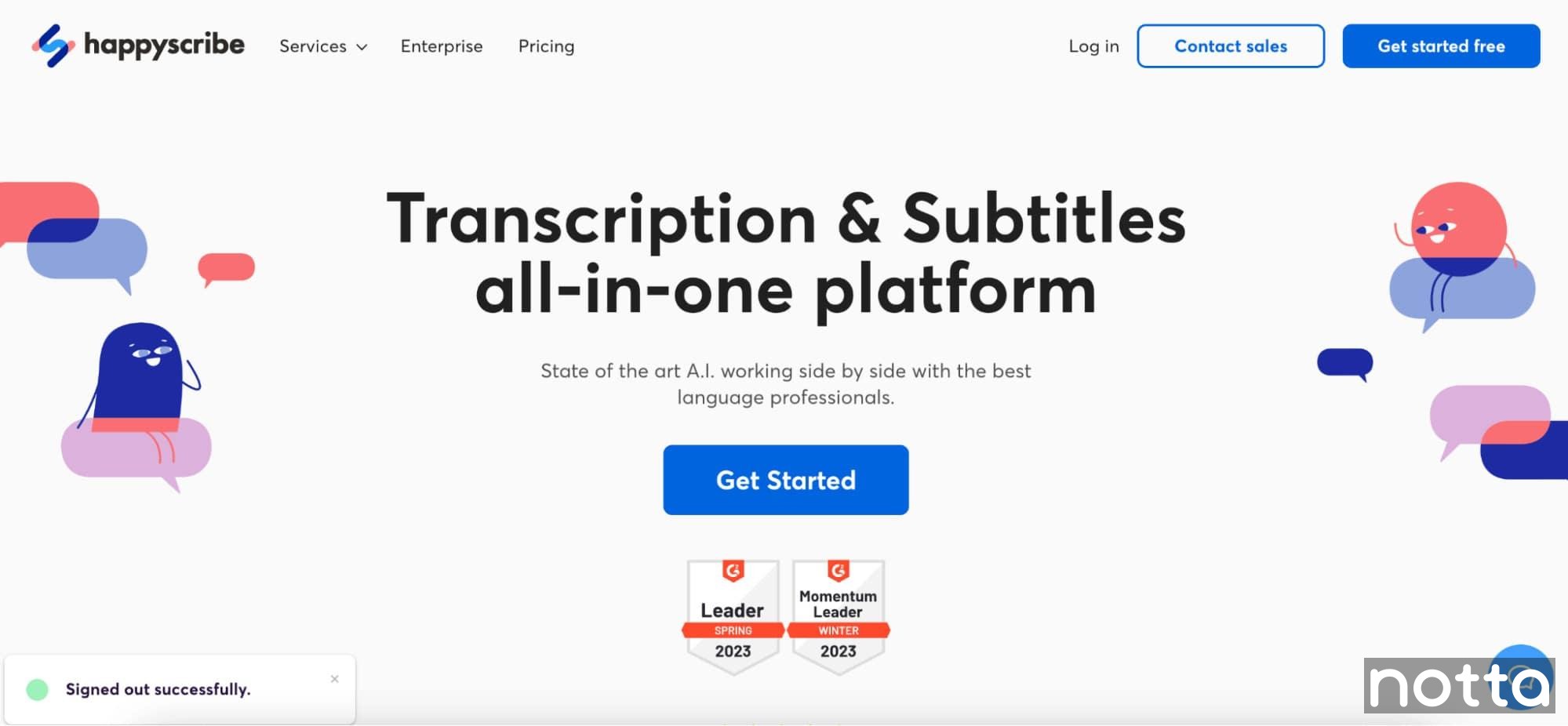 happy scribe homepage