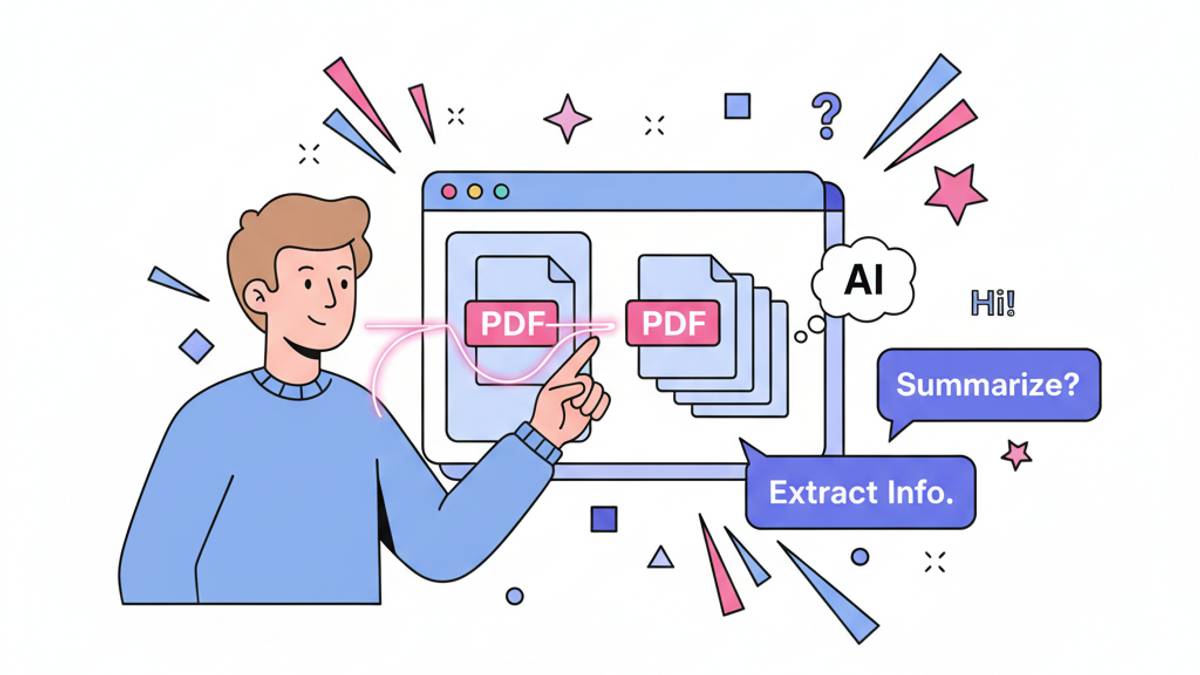 ChatPDFのインターフェースを表示するスクリーンショット画像