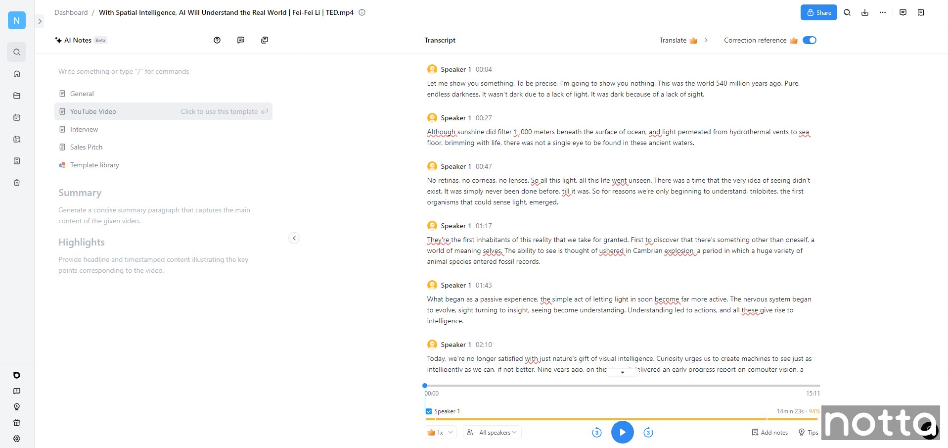 get accurate YouTube transcripts