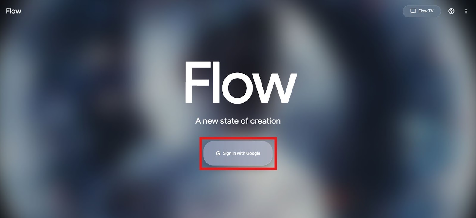 「Sign in with Google」をクリックします