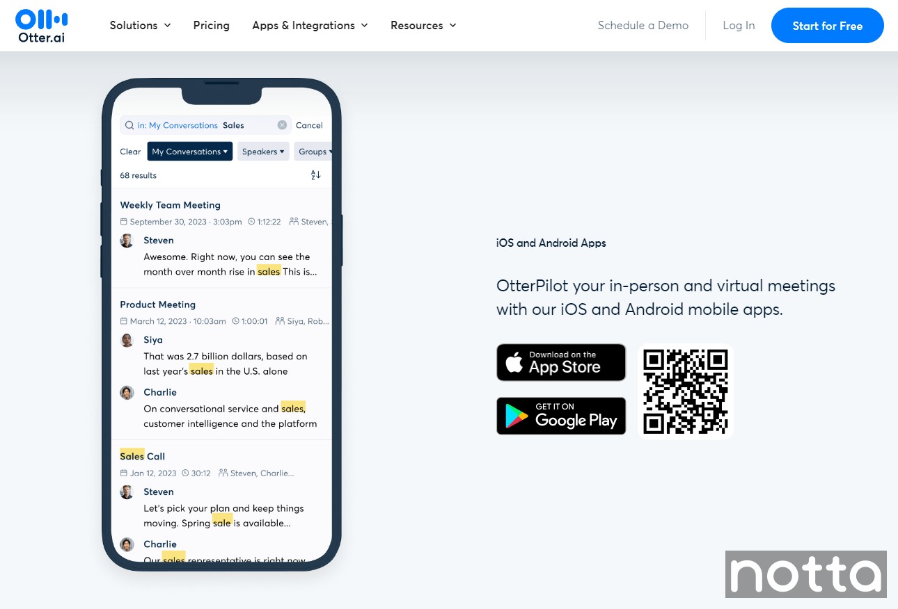 Dictate video lectures in real-time with Otter Pilot