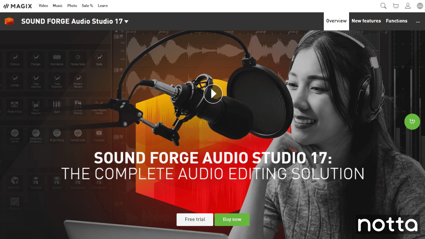 SOUND FORGE Audio Studio 17 for podcasters