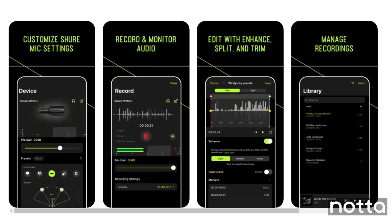 ShurePlus MOTIV voice recorder