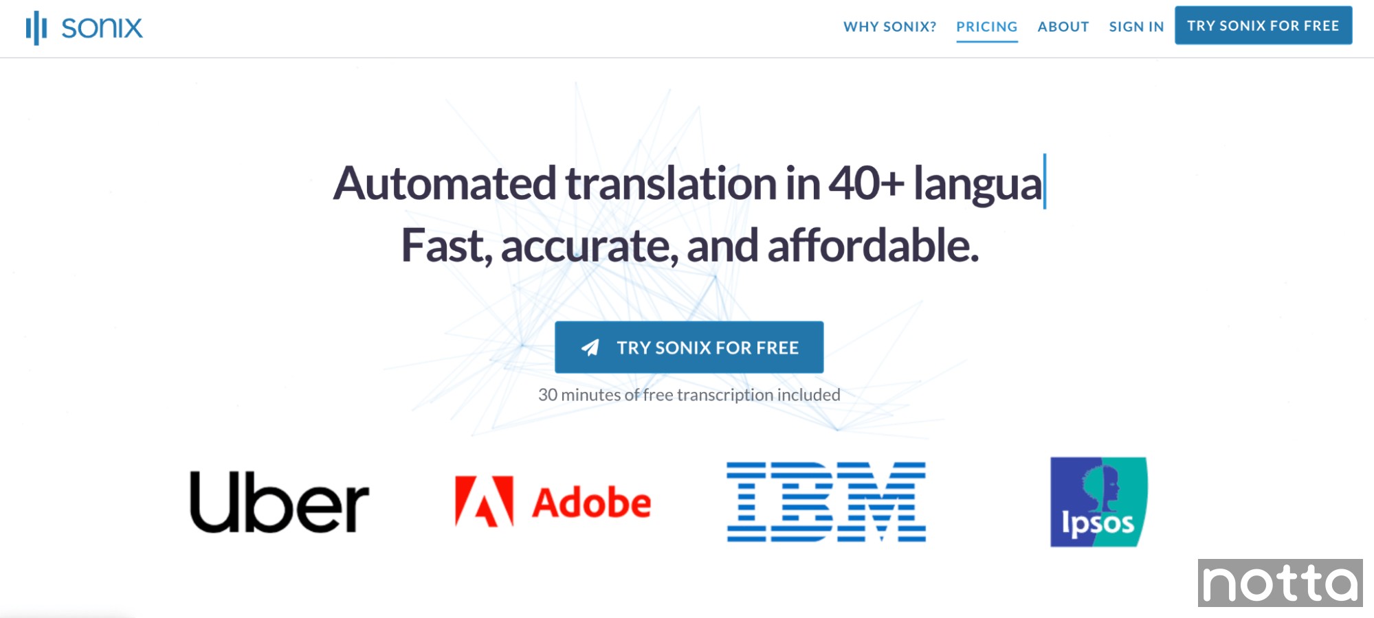 SONIX best transcription software with automation tools