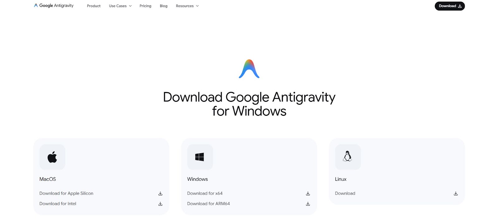 自分のOSに合ったインストーラーを入手します