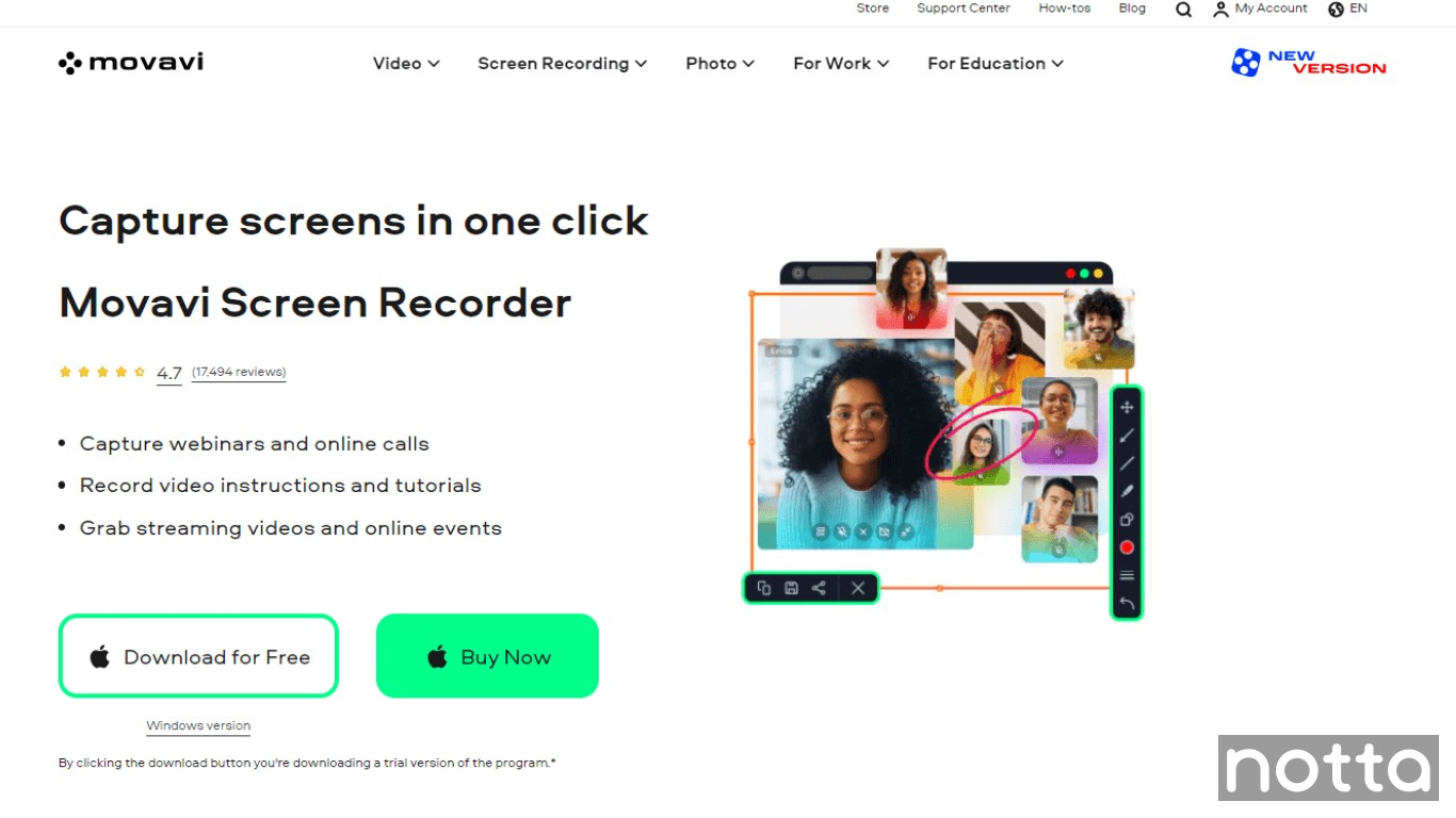 Movavi Screen Recorder for Mac