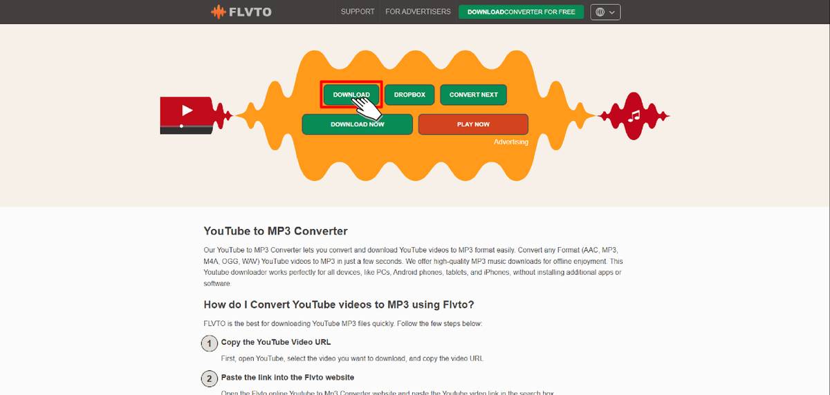 FLVTO_ダウンロード