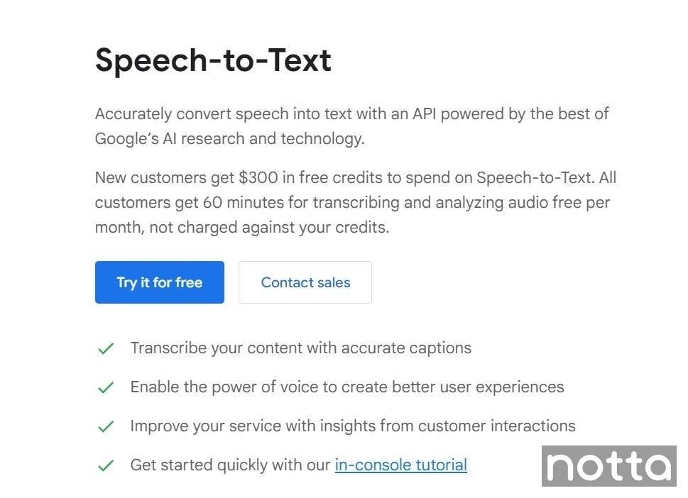voice recognition software google speech to text