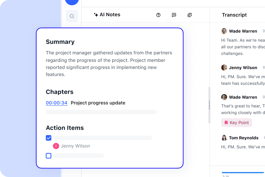 Never miss key details with an AI-driven summary