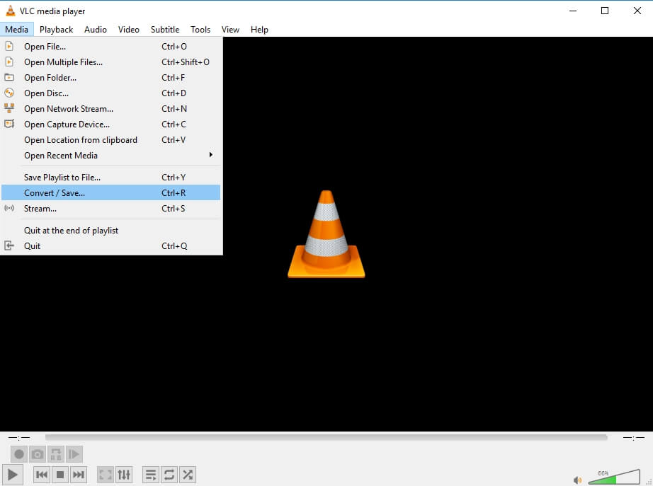 start the VLC media player