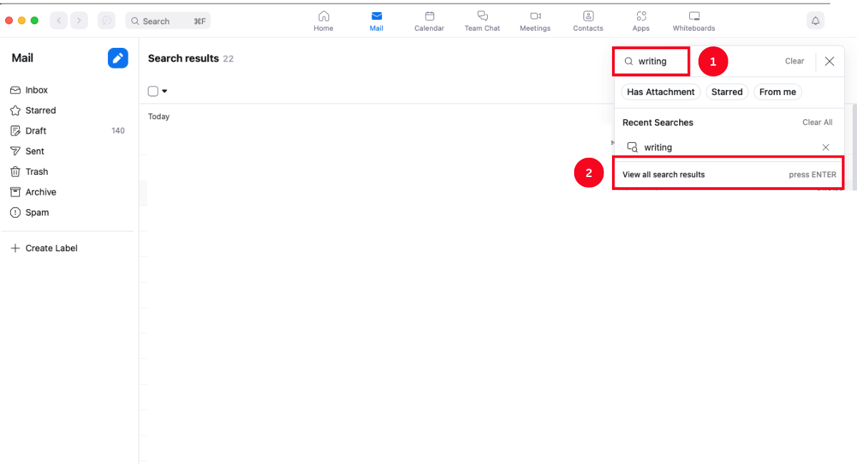 press enter to view matching queries