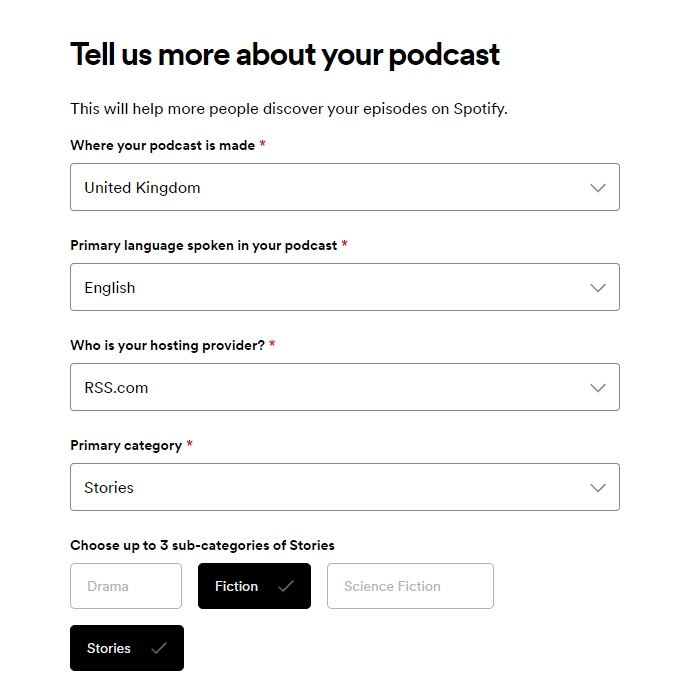 provide more podcast detail
