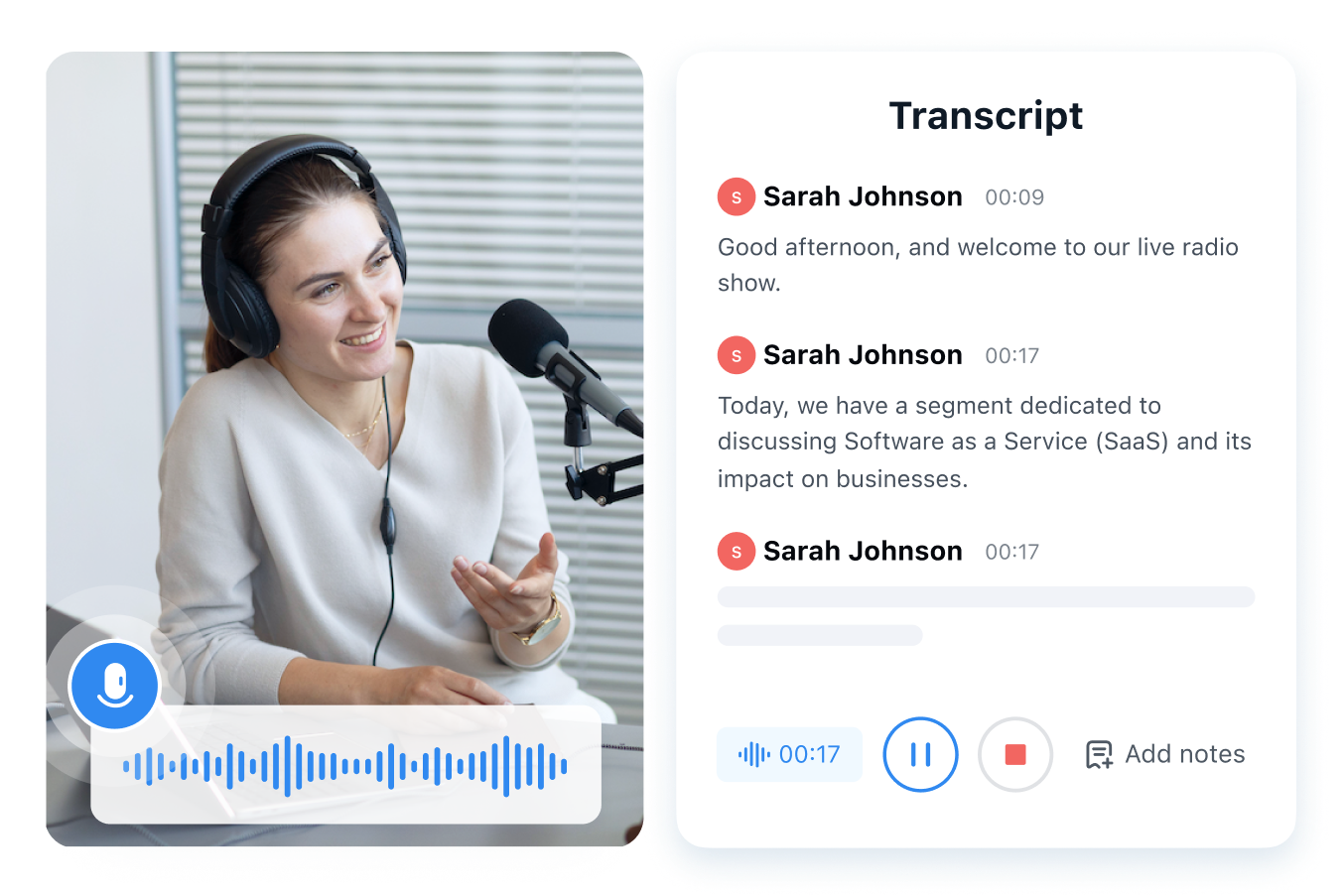 Instant transcription downloads for better documentation