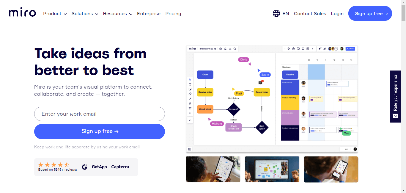 Miro design collaboration tool