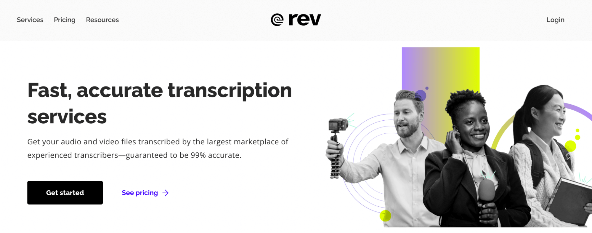 rev best for professional transcription and caption services