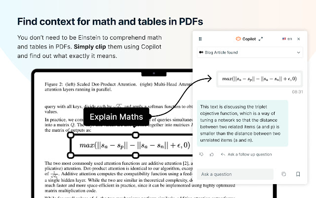 SciSpace putting a complex math equation in simple terms