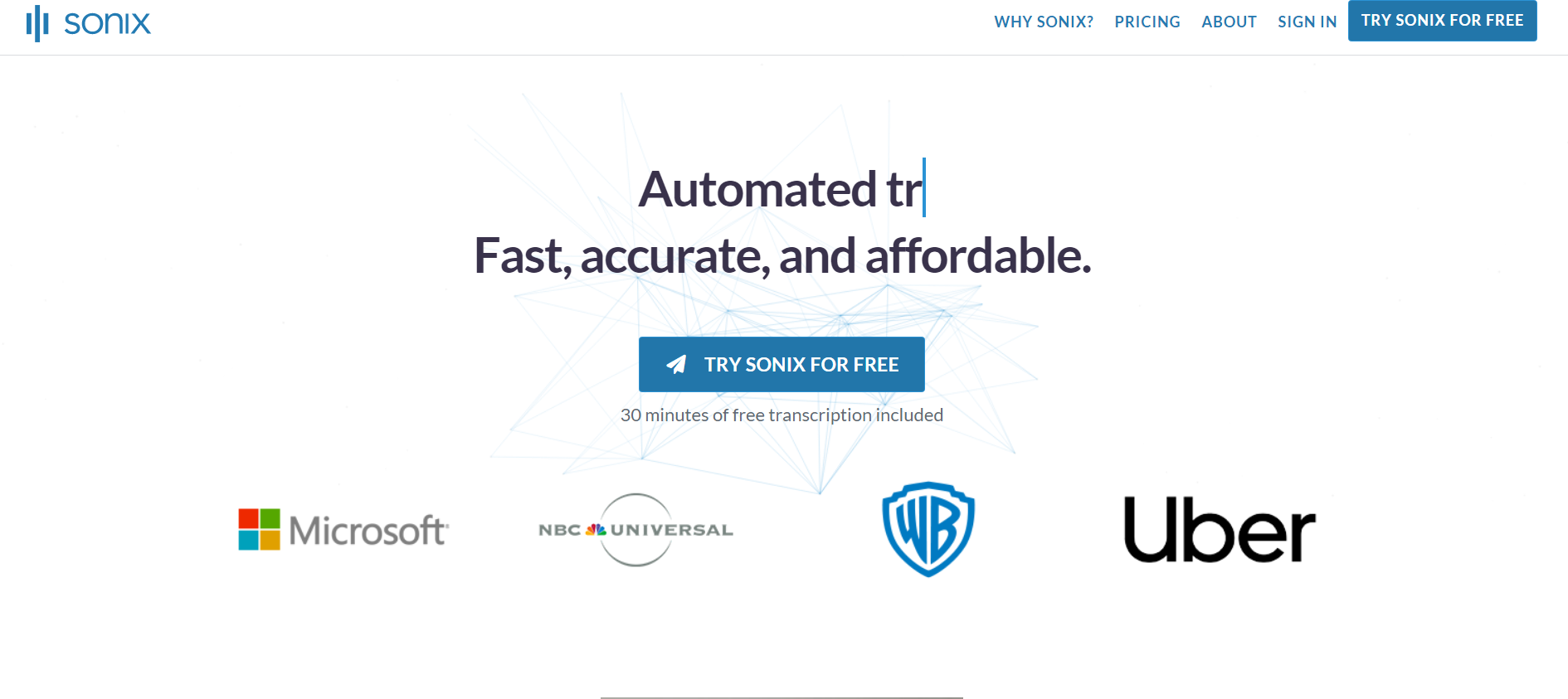 Sonix automated transcriptions