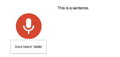 Say “Undo”