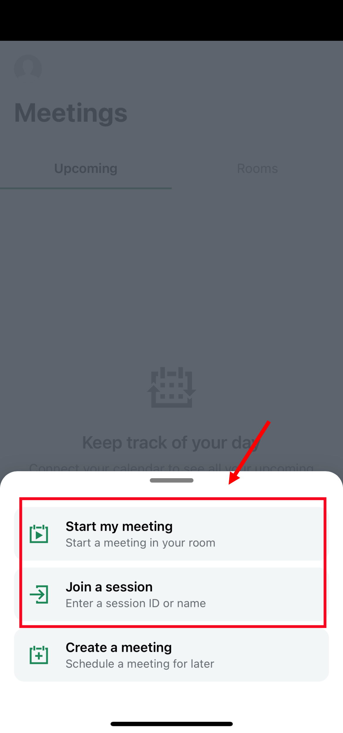 Start or join the GoToMeeting session