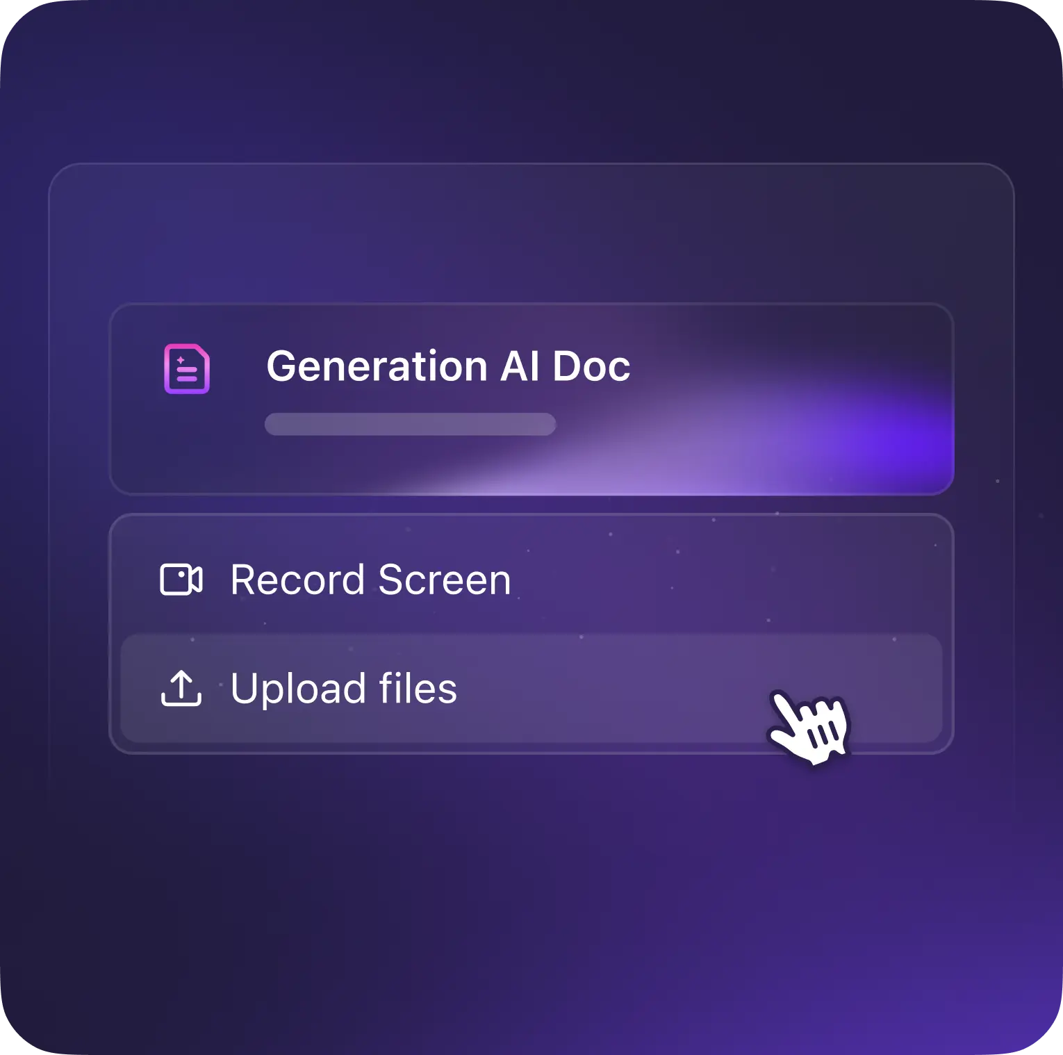 Upload or Record a Video