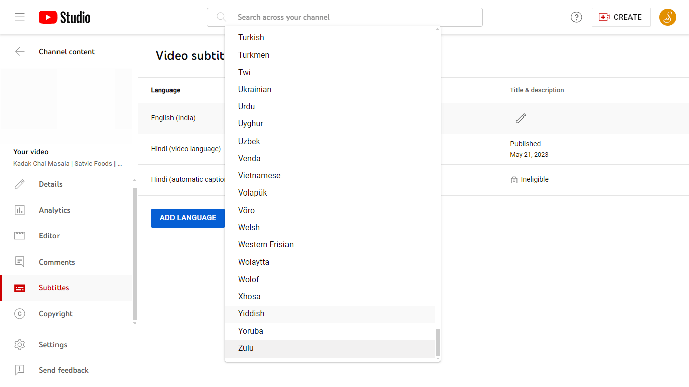 YouTube Tools