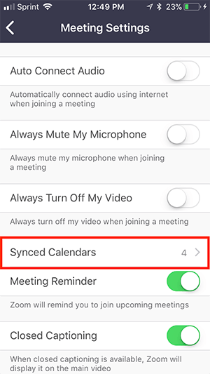 sync calendars