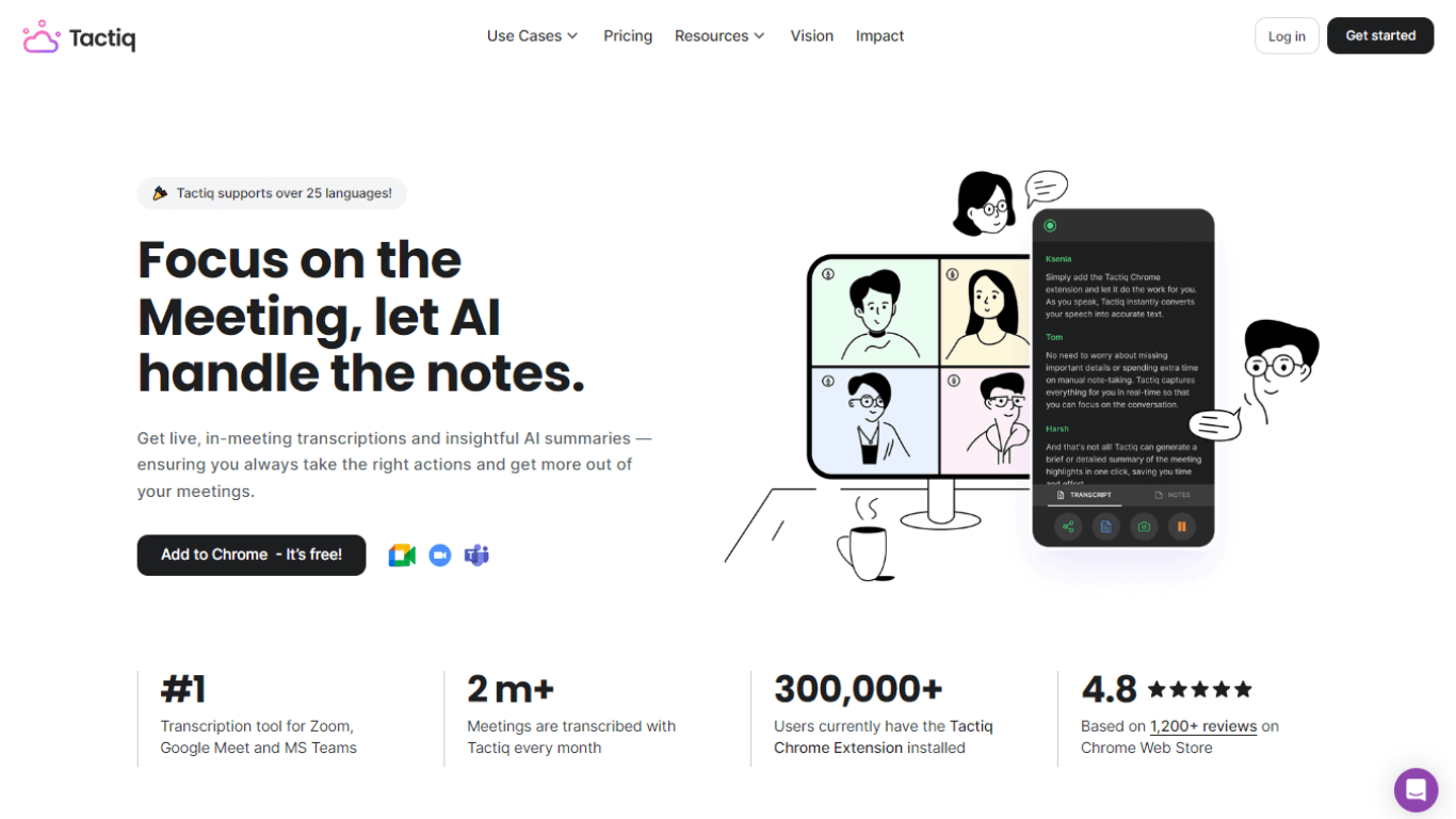 Tactiq AI meeting assistant