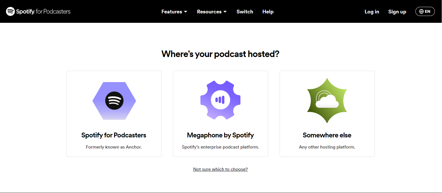Tell Spotify who hosts your podcast