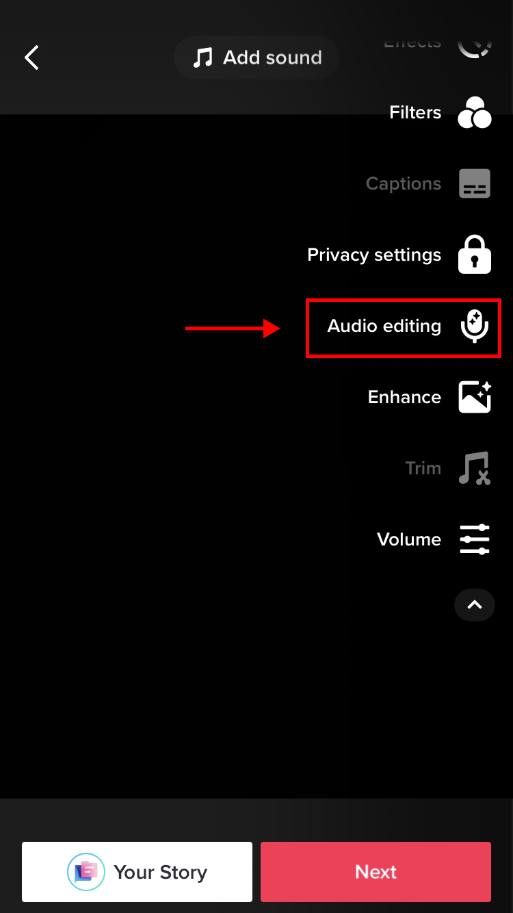 Audio editing icon