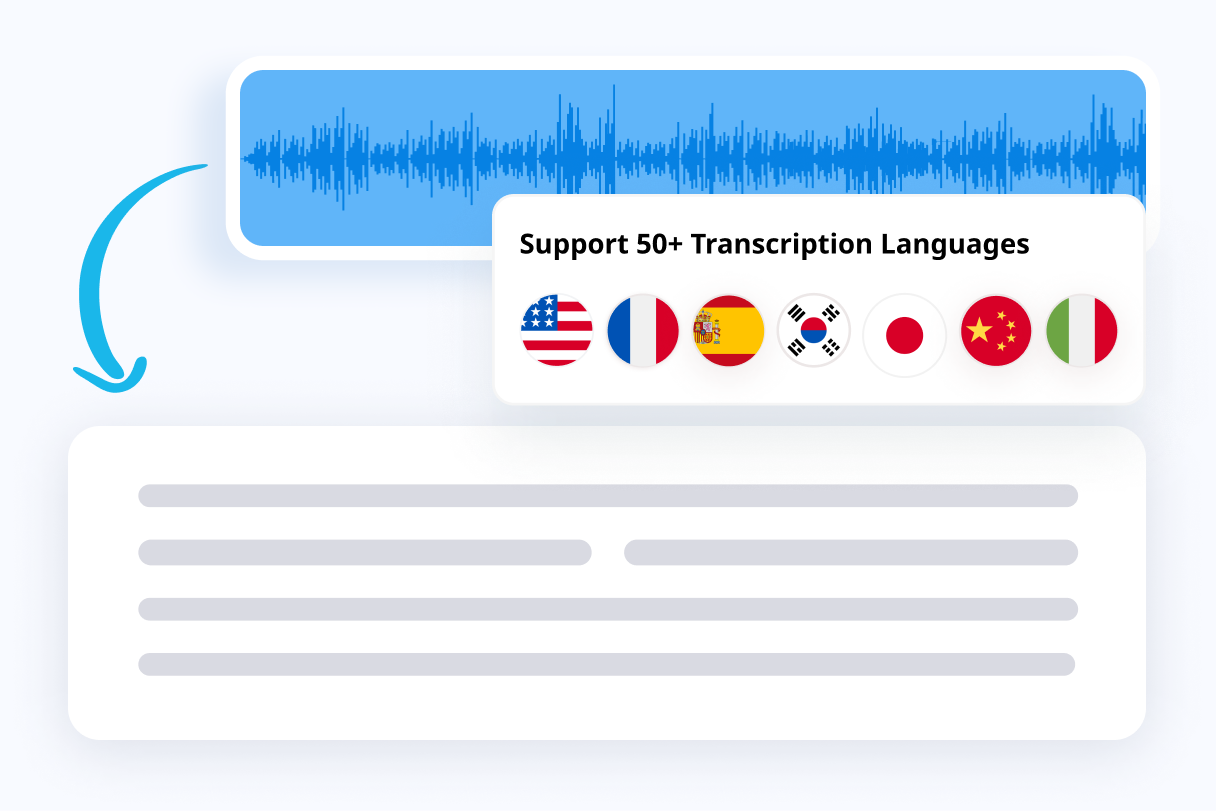 Instant transcription downloads for better documentation