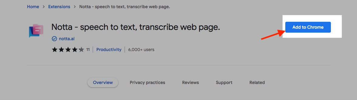 transcribe youtube video to text chrome extension