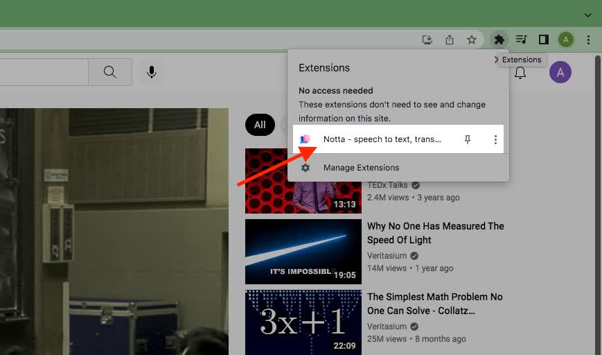 pin it on Chrome's toolbar