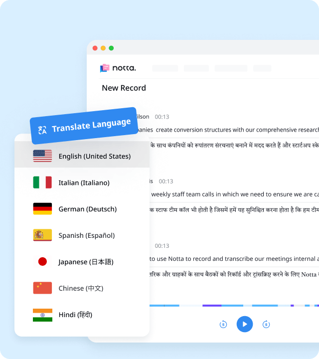 translate English video to Hindi steps