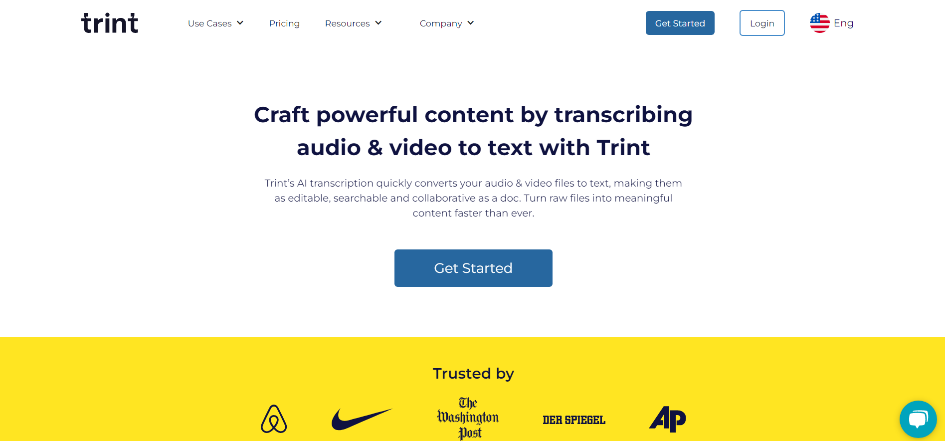 Trint automatic transcription service