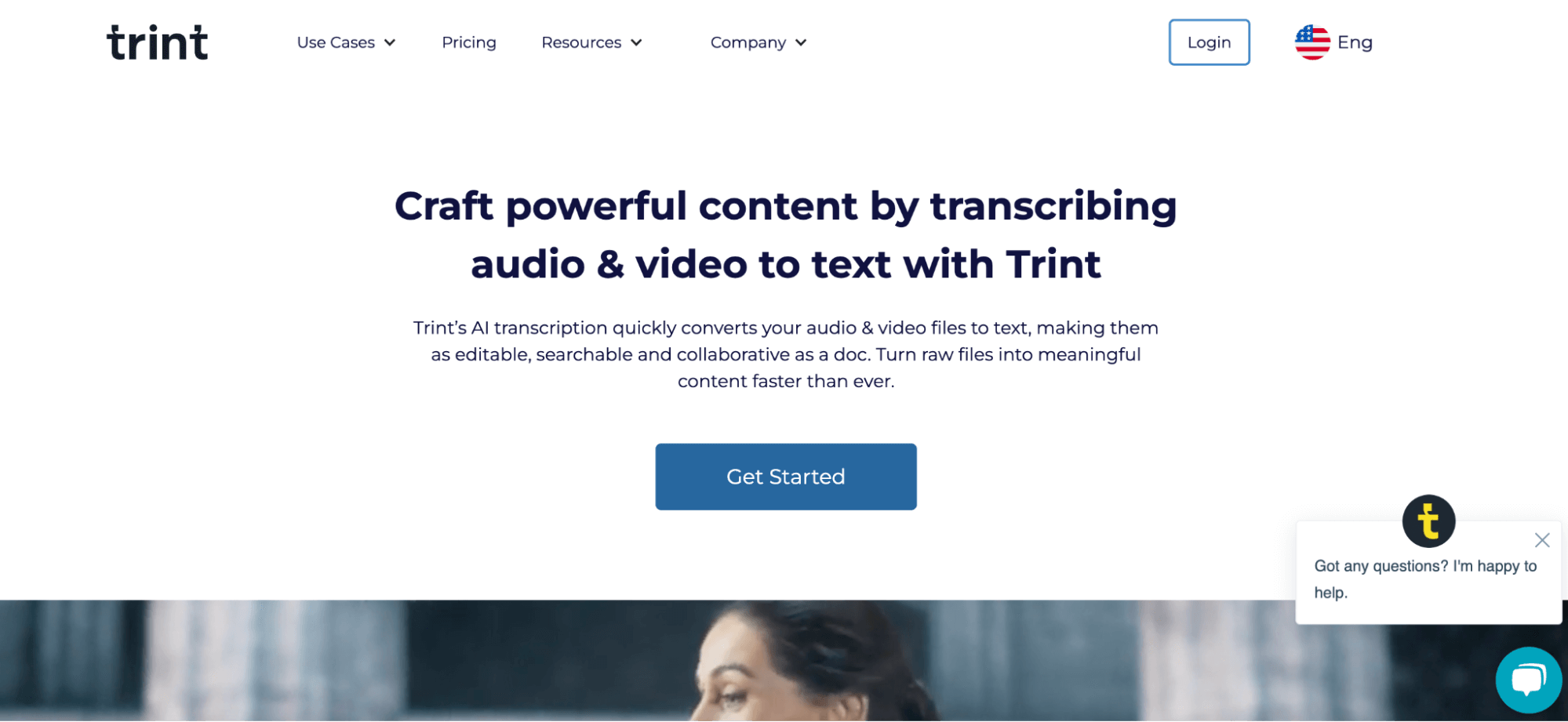 trint best transcription software for real time services